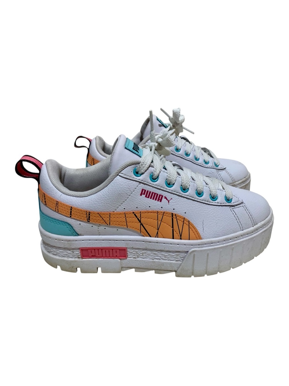 Women’s Puma Mayze UT Pop GS Platform Sneakers Size 5.5